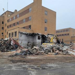 DT Wreck It, a Regional Leader in Demolition, Environmental and Civil Services, is Demolishing the 73-Year-Old Cloud County Health Center in Concordia Piece by Piece