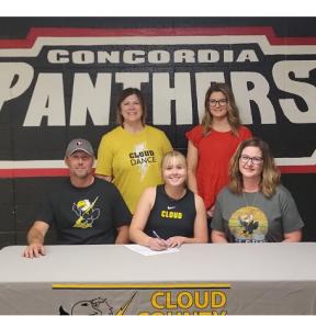 Concordia High School Senior Bailey Buckley Has Signed a Letter of Intent to Dance Next Year at Cloud County Community College in Concordia