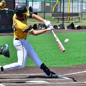 Brock Wollin was One of Five T-Birds to Hit a Home Run on Thursday, April 143th as Cloud County Swept a Doubleheader from Garden City