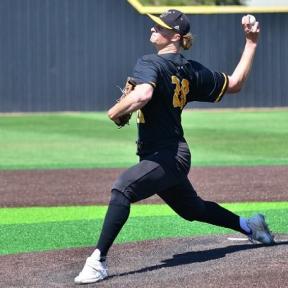 Cloud County's Carson Latimer Struck Out Five Batters in Two Innings Monday, April 17th, including Three Batters on a Total of 10 Pitches in His First Inning of Work