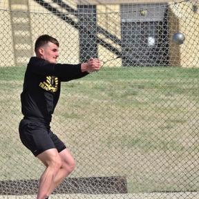 Cloud County's Davis Mick Took 4th in the Hammer Throw and Had a 6th Place Finish in the Javelin at the Bethel Invitational on Saturday, April 15th