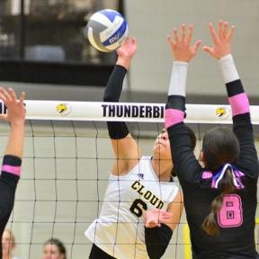 Cloud County's Doga Eski Matched a Career-High on Saturday, October 28th Finishing with 20 Kills in a Sweep Over Pratt