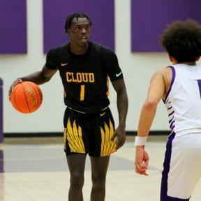 Emmanuel Manyuon Scored a Game-High 14 Points Off the Bench as Cloud County Had Five Players in Double-Figures on Saturday, January 6th
