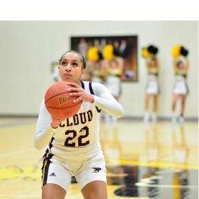 Josephine Igherighe Had Her Sixth-Straight Game Over 20 Points by Scoring a Team-High 25 Points for Cloud County