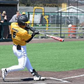 Easton Mould Had Two Hits, Scored Twice, and Walked Twice for Cloud County in a Home Doubleheader Split with Highland on Thursday, April 4th