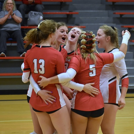 Concordia Volleyball Swept Chapman on Tuesday, September 27th to Improve to 4-2 in North Central Kansas League Play