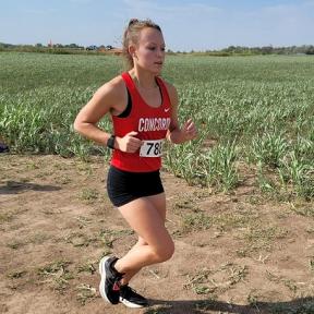 Concordia Sophomore Aubrey Stahlman Placed 12th Overall at the Republic County Invitational