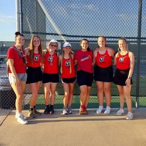 In a Busy Week on the Court, the Concordia High School Girls Tennis Team Competed in a Quad Hosted by the Chapman Irish on Thursday, September 1st