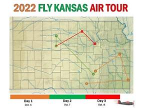 Fly Kansas Air Tour Map