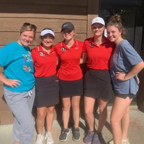 The Concordia Girls Golf Team Played in the 2022 Kansas State High School Activities Association Class 4A Regional Golf Tournament at Shawnee Country Club in Topeka on Monday, October 10th