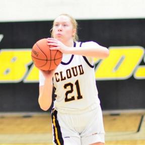 Cloud County's Sarah Lawless Scored a Career-Best 13 Points off the Bench in Cloud County's Win Over Life Prep Academy