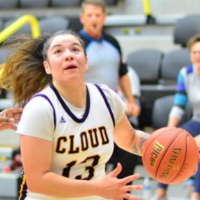 Sophomore Alize Ruiz Scored 15 points to Help Cloud County to a 55-44 Home Win Over Garden City on Saturday