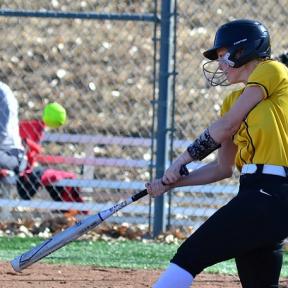 Emily Kvasnicka Hit Her Team-Leading 4th Home Run of the Year on Tuesday, March 21st as the Cloud County Softball Returned to Action off a Nine-Day Layoff