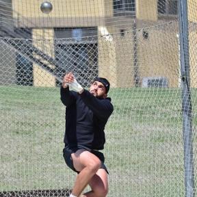 Cloud County's Mohamed Ahmed Set a Meet-Record on Saturday, April 22nd in the Hammer Throw at the 2023 Thunderbird Invitational