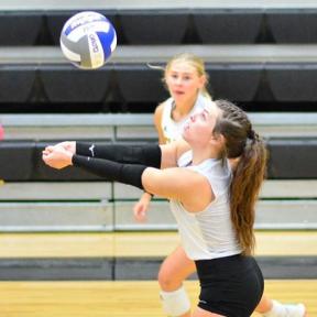 The Cloud County Community College Volleyball Team Swept Kansas Wesleyan JV, 25-20, 25-14, and 25-23, Before Dropping a Five-Set Match to Ottawa University JV to Fall to 14-6 on the Season