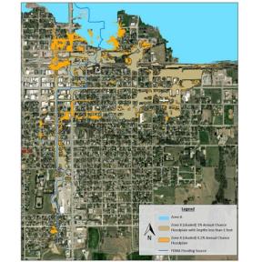 Draft Floodplain Map Presented by Benesch to the Concordia City Commission on Wednesday, March 20th
