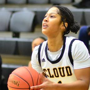 Destiny Smith Hit Seven of Cloud County's 13 Made Three-Point Field Goals to Help the T-Birds Pull a 73-67 Upset of 8th Seeded Cowley