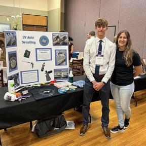Concordia Senior Lewis VanMeter, Owner of "LV Auto Detailing," Competed Last Month in the Kansas Entrepreneurship Challenge, or KEC, a Program of the NetWork Kansas Entrepreneurship (E)-Community Partnership